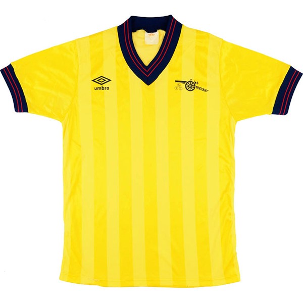 Tailandia Camiseta Arsenal 2nd Retro 1983 1984 Amarillo